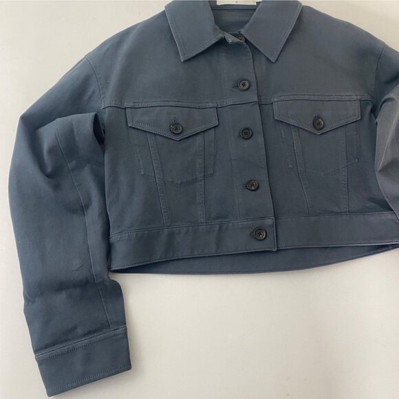 MM Lafleur Anna Better than Denim Crop Jacket - Picture 2 of 11